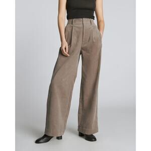 Everlane Wide Leg Pants in Taupe